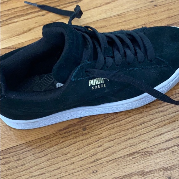 Puma Black Suede Sneakers - Picture 3 of 4